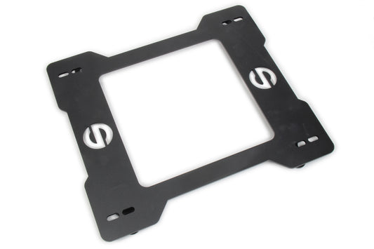 Sparco Seat Adapter Bracket - 600 Series - Sparco to Passenger Side GM F-Body 1967-69 - Steel - Black Powder Coat - Each