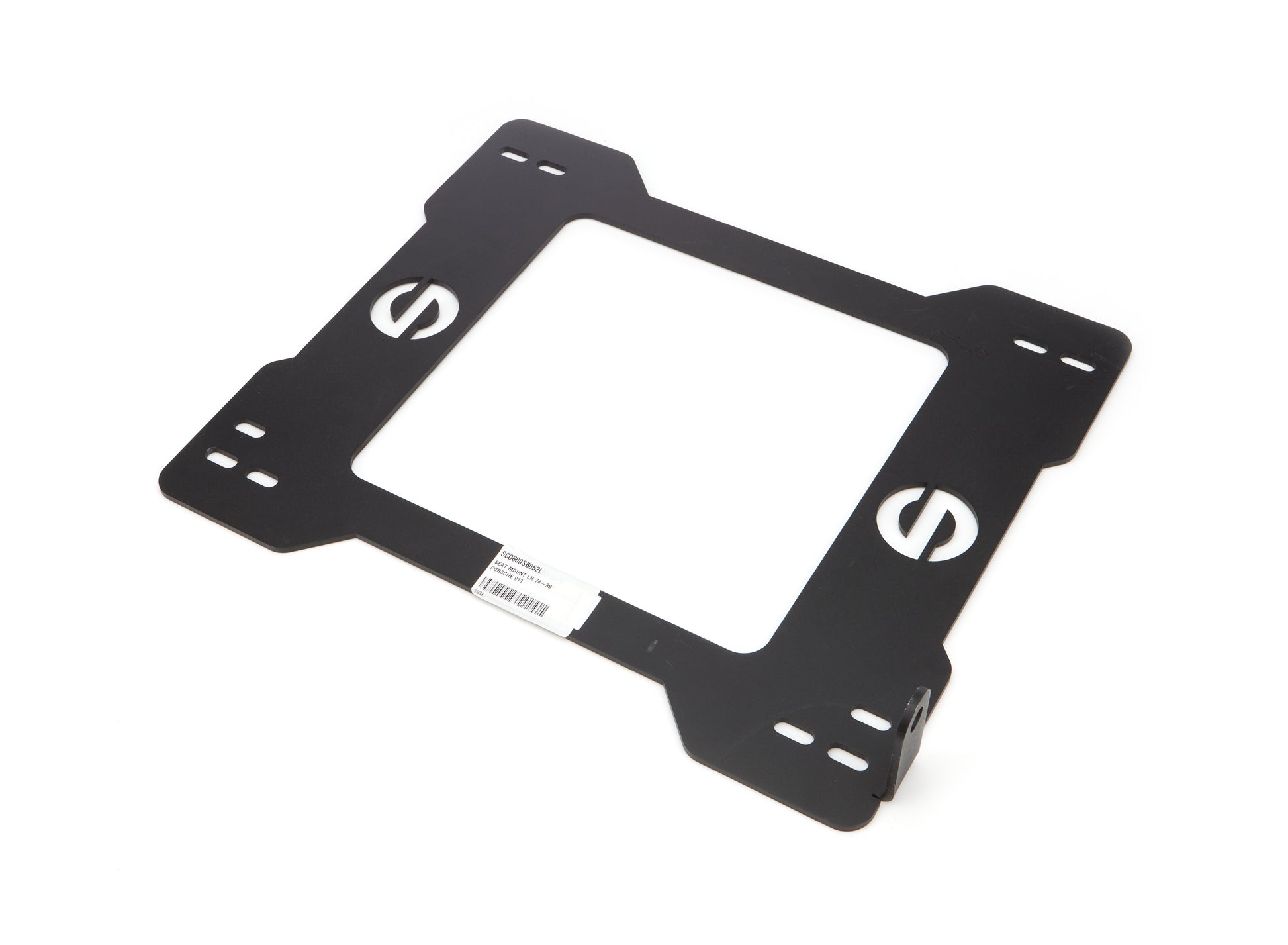 Sparco Seat Adapter Bracket - 600 Series - Sparco to Driver Side Porsche 911 1974-98 - Steel - Black Powder Coat - Each