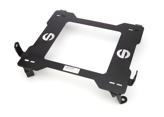 Sparco Seat Adapter Bracket - 600 Series - Sparco to Driver Side Honda Civic 2006-11 - Steel - Black Powder Coat - Each