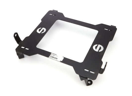 Sparco Seat Adapter Bracket - 600 Series - Sparco to Passenger Side Honda Civic 2006-11 - Steel - Black Powder Coat -