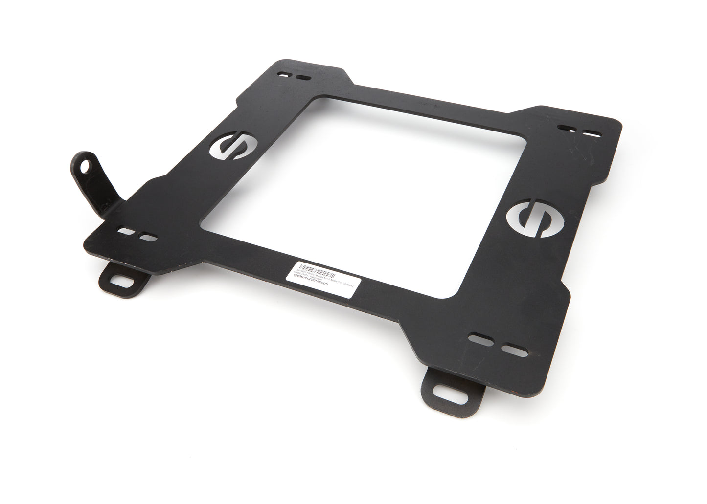 Sparco Seat Adapter Bracket - 600 Series - Sparco to Passenger Side Mazda Miata 1989-97 - Steel - Black Powder Coat -
