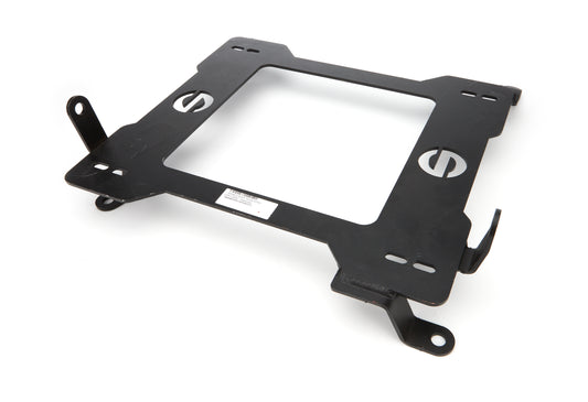 Sparco Seat Adapter Bracket - 600 Series - Sparco to Passenger Side Honda S2000 2004-09 - Steel - Black Powder Coat -