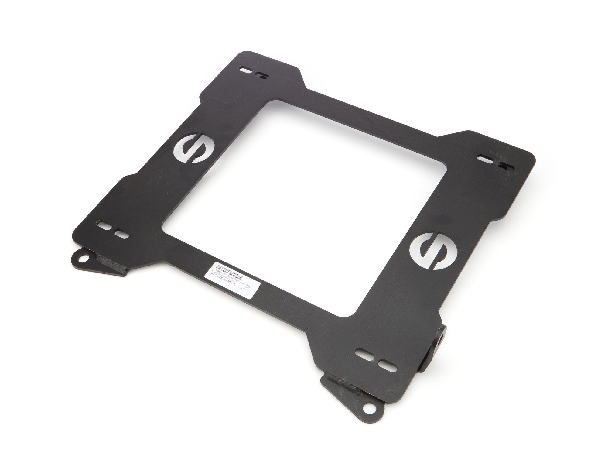 Sparco Seat Adapter Bracket - 600 Series - Sparco to Driver Side Subaru BRZ / Scion FR-S 2012-22 - Steel - Black
