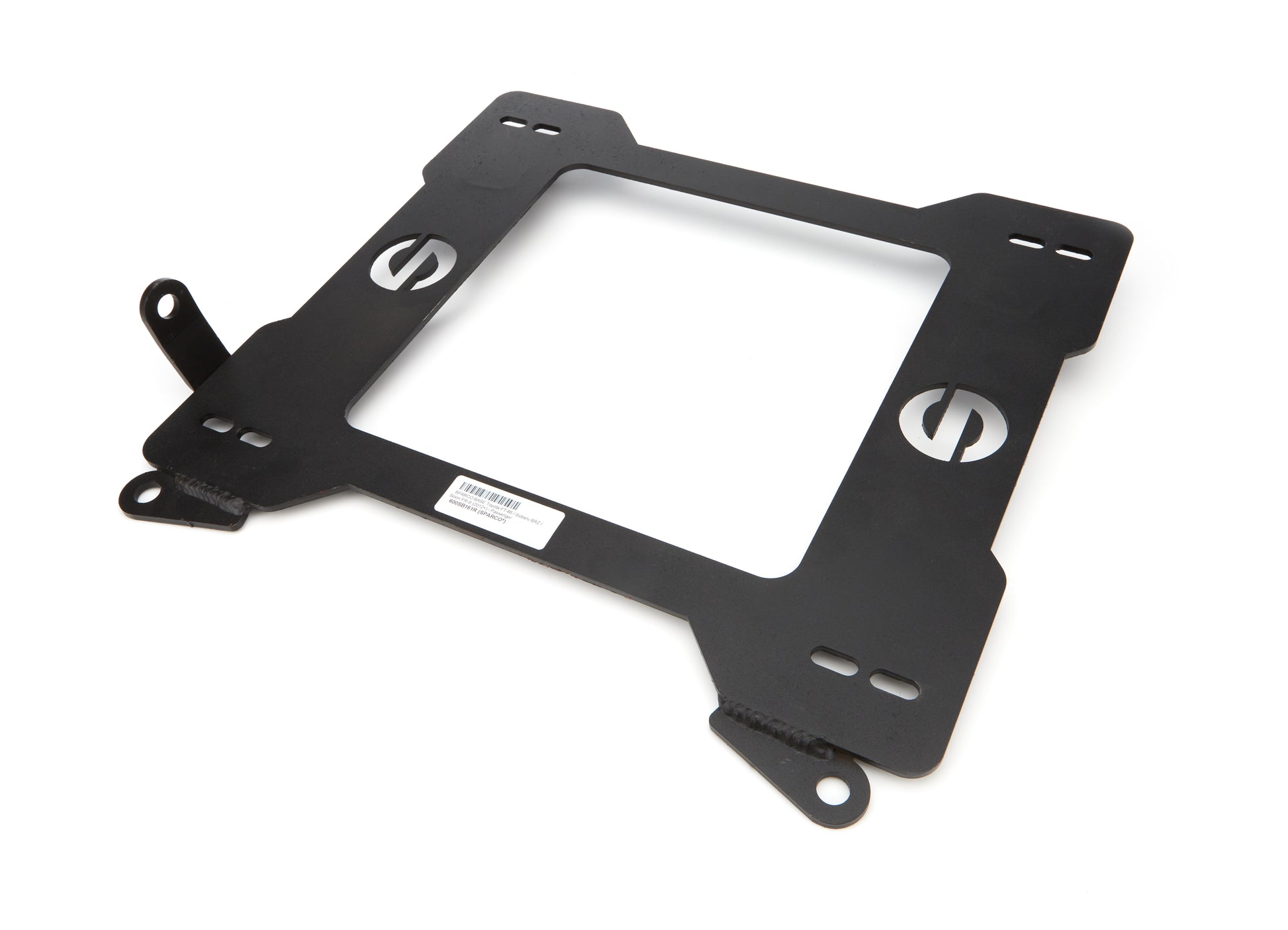 Sparco Seat Adapter Bracket - 600 Series - Sparco to Passenger Side Subaru BRZ / Scion FR-S 2012-22 - Steel - Black