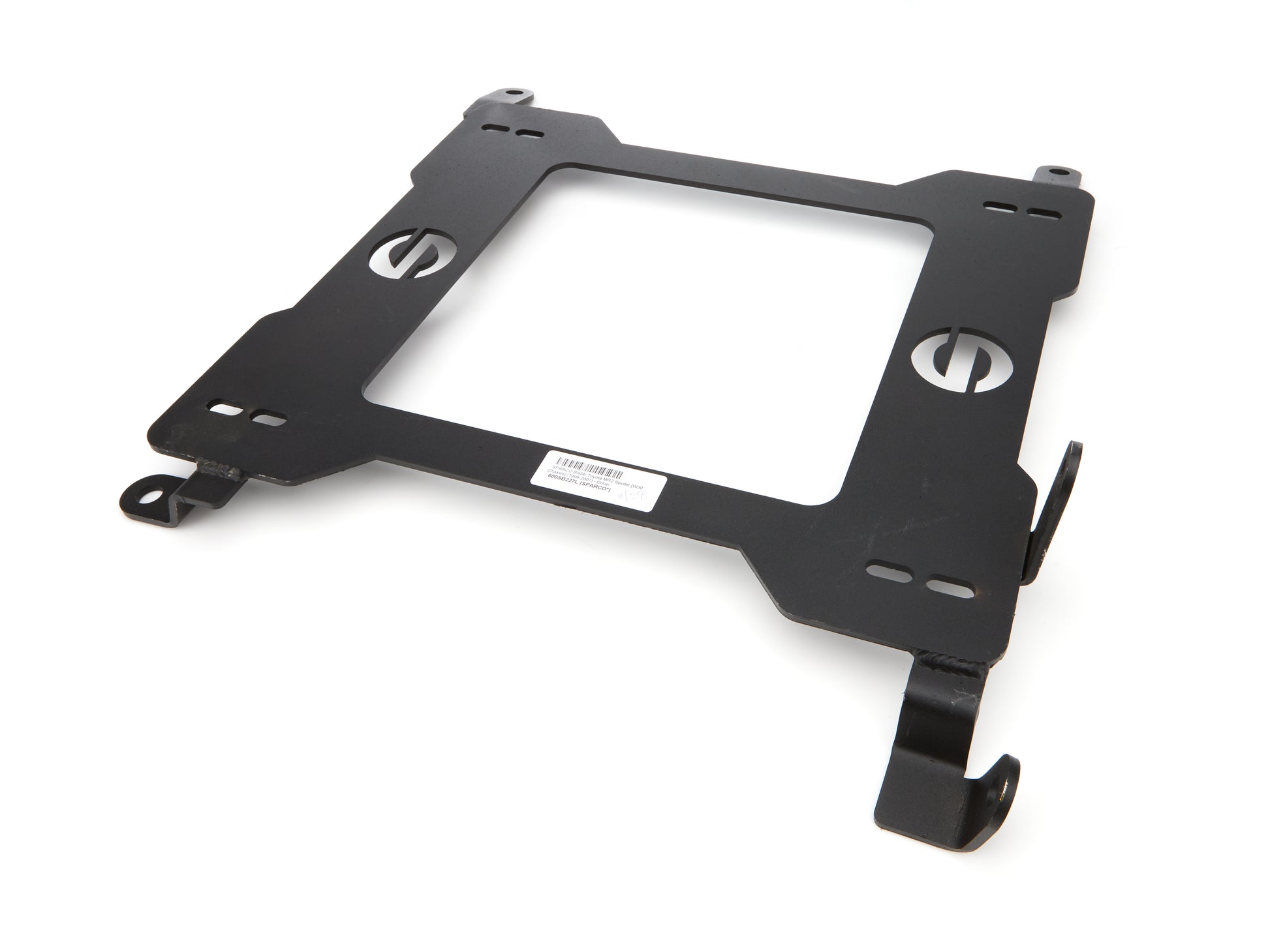 Sparco Seat Adapter Bracket - 600 Series - Sparco to Driver Side Toyota MR2 Spyder 1999-2007 - Steel - Black Powder