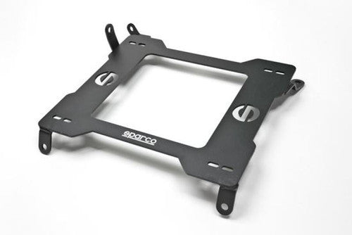 Sparco Seat Adapter Bracket - 600 Series - Driver Side - Steel - Black Powder Coat - Toyota Supra 2019-22 - Each