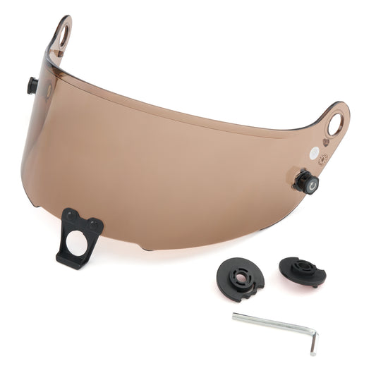 Sparco Helmet Shield - 3 mm Thick - Light Smoke - Stealth RF Helmet - Each
