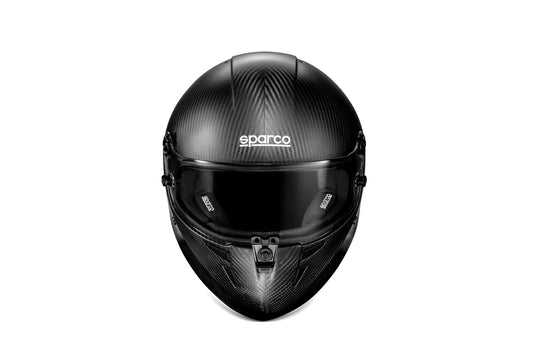 Sparco Helmet - Stealth RF Carbon - Full Face - FIA Approved - Snell SA2025 - Head and Neck Support Ready - Carbon