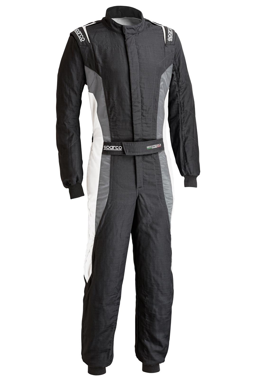 Sparco Driving Suit - Victory Pro - 1-Piece - SFI 3.2A/5 - FIA Approved - Single Layer - Fire Retardant Fabric - Black