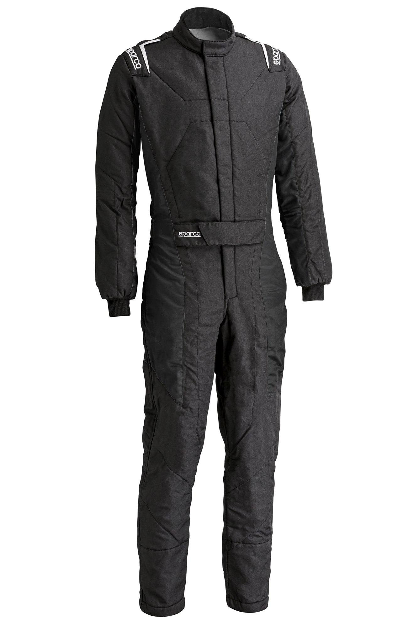 Sparco Driving Suit - Stint - 1-Piece - SFI 3.2A/5 - Double Layer - Aramid / Nomex - Black - Large/X-Large - Each
