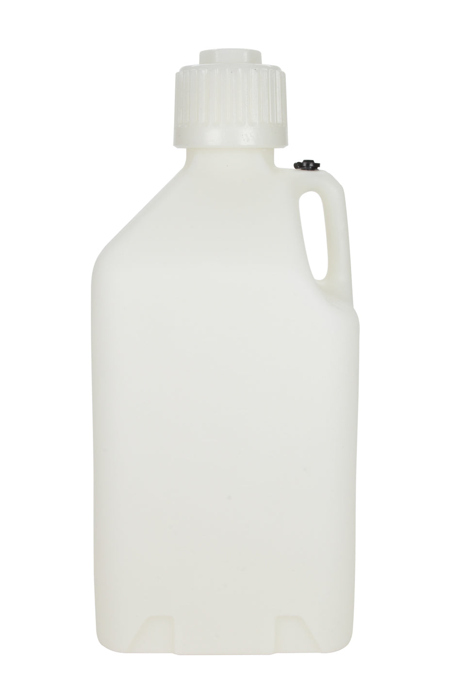 Scribner Utility Jug - 5 gal - 9.5 x 9.5 x 21.75 in Tall - Gasket Seal Cap - Flip-Up Vent - Square - Plastic - White -
