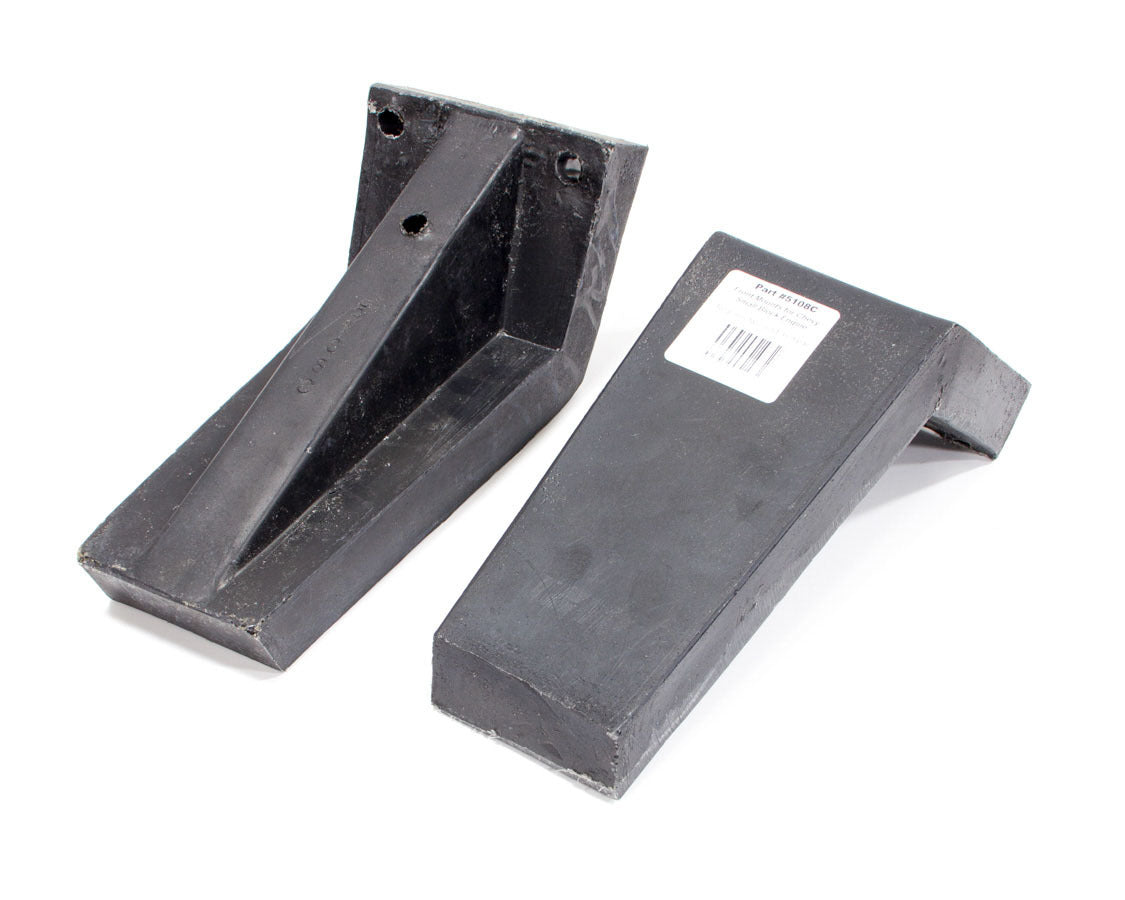 Scribner Storage Case Engine Mount - Front Mount - Plastic - Black - Scribner Small Block Engine Cases - Pair