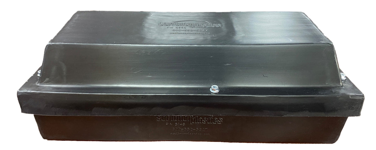 Scribner Cylinder Head Case - 24 x 9 x 6 in - Plastic - Black - Each