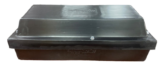 Scribner Cylinder Head Case - 24 x 9 x 6 in - Plastic - Black - Each
