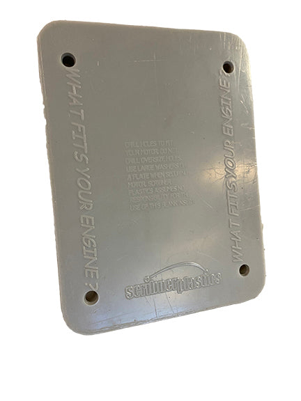 Scribner Storage Case Engine Mount - Insert - Plastic - Gray - Scribner Kart / Quarter Midget Engine Case - Each