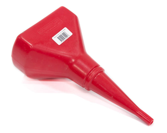 Scribner Funnel - 8 in D-Shape - Plastic - Red - Each