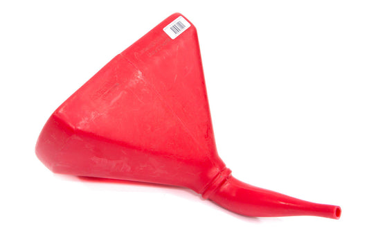 Scribner Funnel - 14 in D-Shape - 45 Degree - Plastic - Red - Each