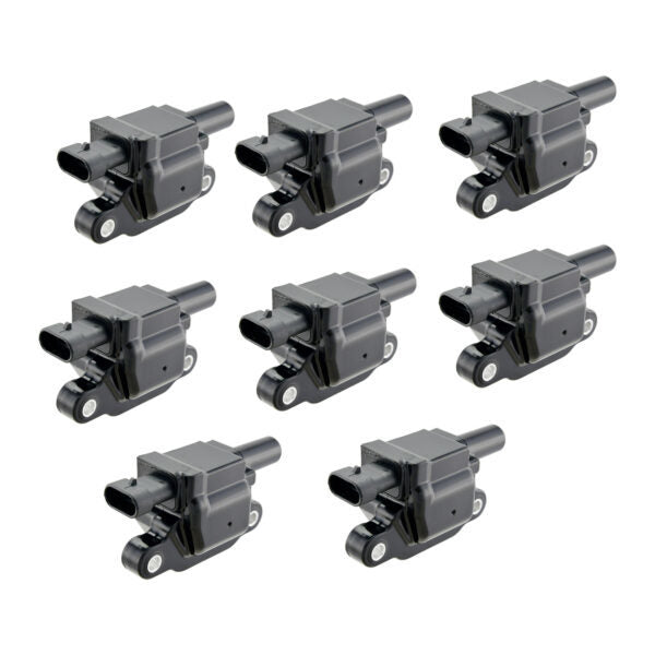 Specialty Products Company Ignition Coil Pack - Female Socket - Black - GM LS-Series - Set of 8