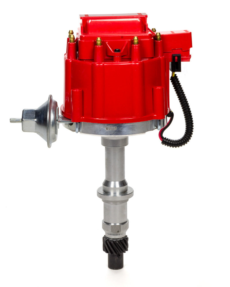 Specialty Products Company Distributor - Magnetic Pickup - Vacuum Advance - HEI Style Terminal - Red - Pontiac V8 - Each