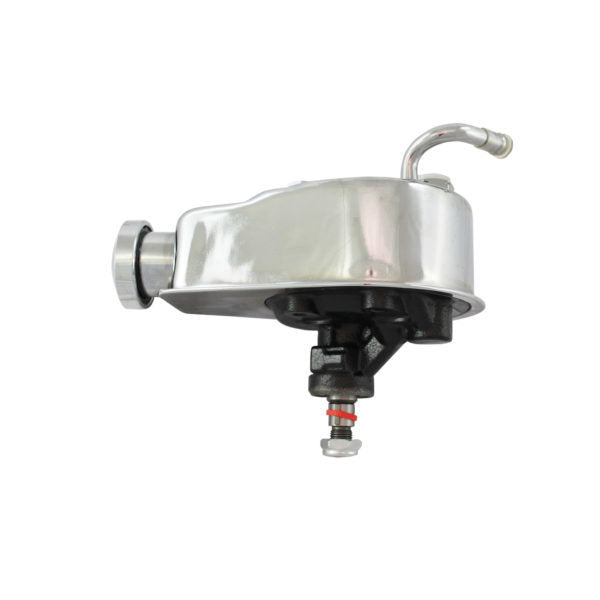 Specialty Products Company Power Steering Pump - Saginaw - Steel - Chrome - Small Block Chevy - Each