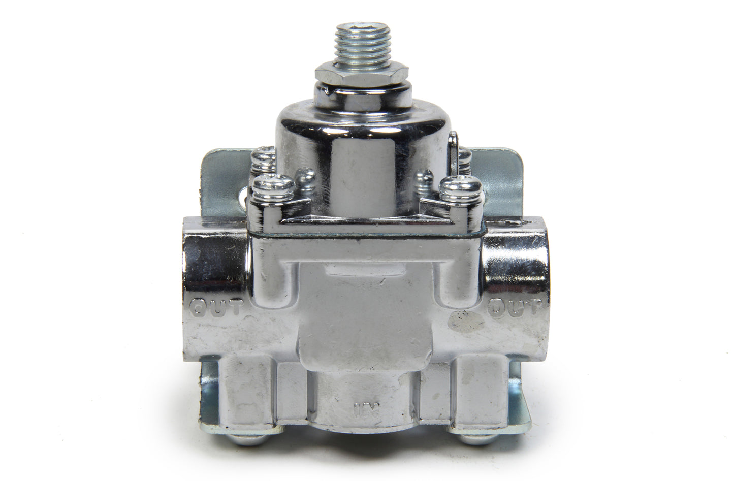 Specialty Products Company Fuel Pressure Regulator - 5 to 9 psi - In-Line - 3/8 in NPT Inlet / Outlet - Aluminum -