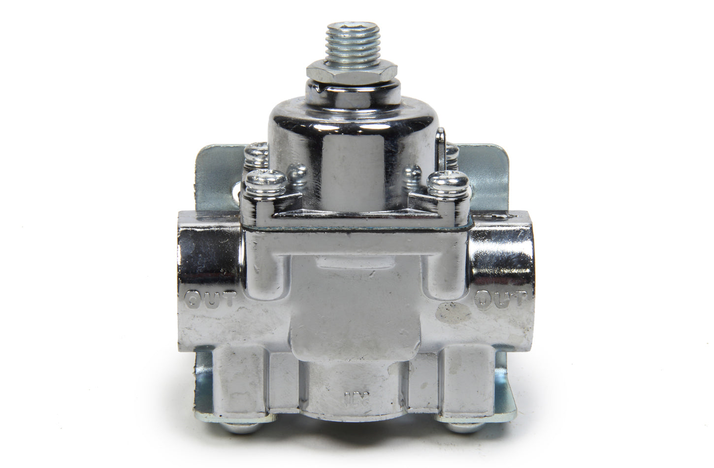 Specialty Products Company Fuel Pressure Regulator - 5 to 9 psi - In-Line - 3/8 in NPT Inlet / Outlet - Aluminum -