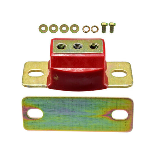 Specialty Products Company Transmission Mount - Polyurethane / Steel - Red / Cadmium Plated - GM Style - Kit