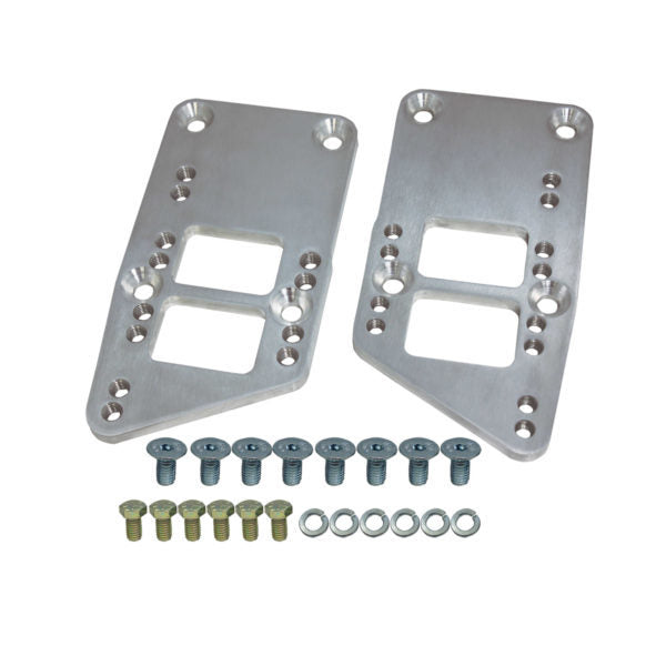 Specialty Products Company Motor Mount - Adapter Plate - Bolt-On - Aluminum - Natural - Early Small Block Chevy Frame