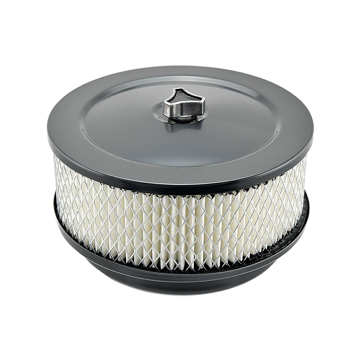 Specialty Products Company Air Cleaner Assembly - 6.5 in Round - 2.5 in Element - 5-1/8 in Carb Flange - Raised Base -