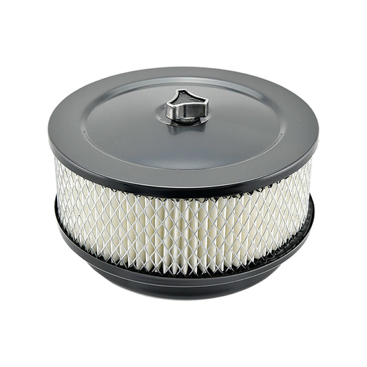 Specialty Products Company Air Cleaner Assembly - 6.5 in Round - 2.5 in Element - 5-1/8 in Carb Flange - Raised Base -