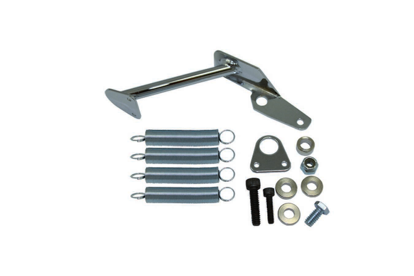 Specialty Products Company Throttle Return Spring Kit - Carb Mount - Steel - Chrome - Holley - Kit