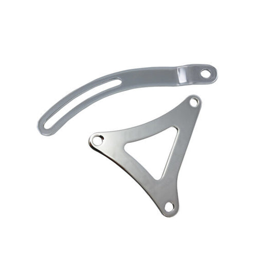 Specialty Products Company Alternator Bracket - Passenger Side - Block Mount - Steel - Chrome - Mopar B / RB-Series -