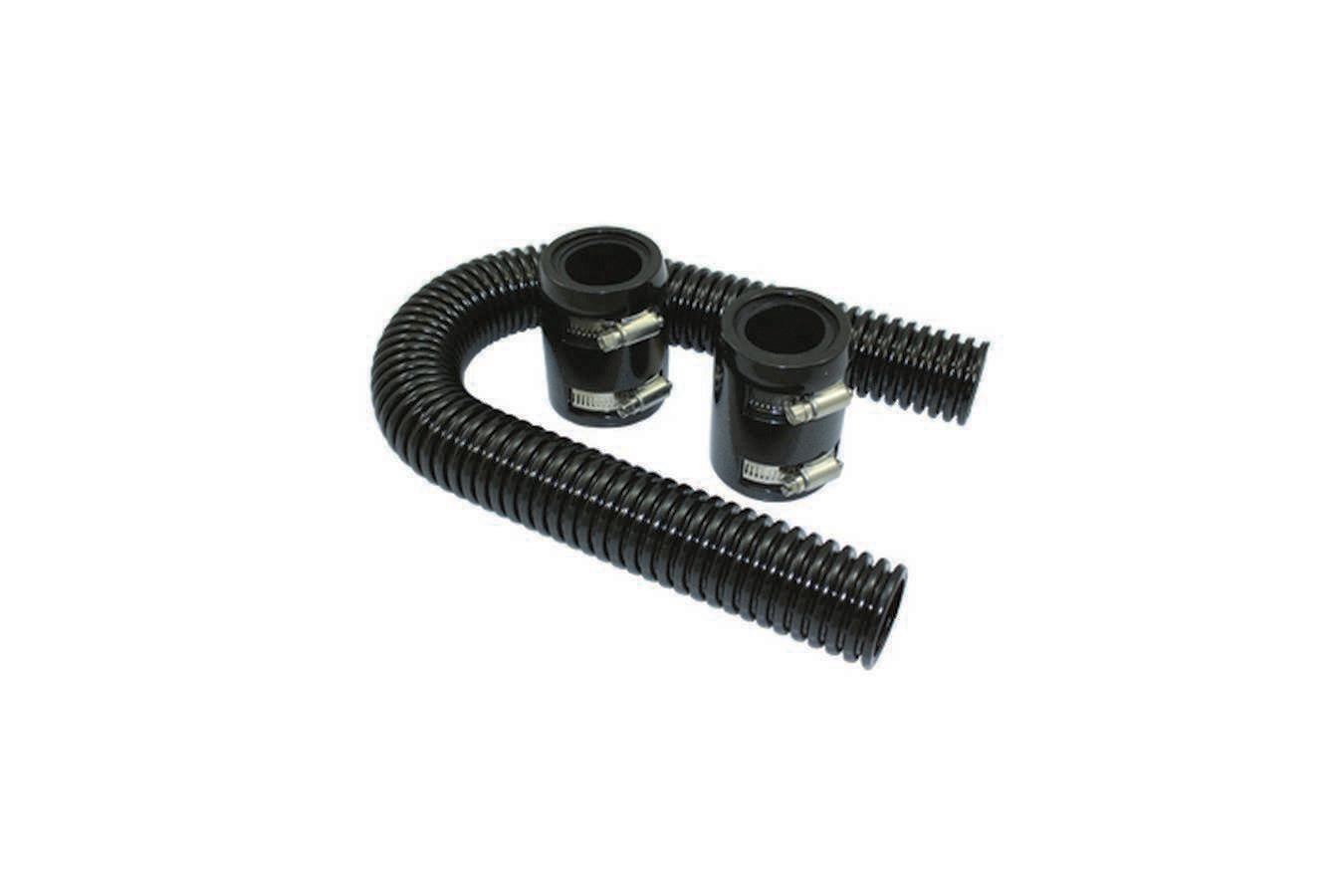 Specialty Products Company Radiator Hose Kit - 24 in Long - Black End Caps - Stainless - Black - Kit