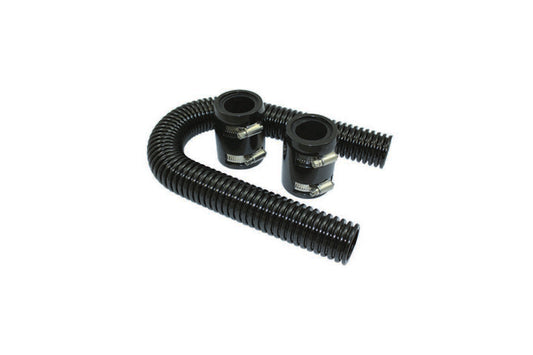 Specialty Products Company Radiator Hose Kit - 24 in Long - Black End Caps - Stainless - Black - Kit