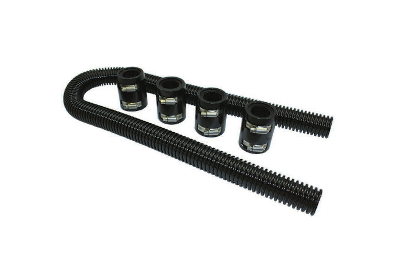 Specialty Products Company Radiator Hose Kit - 48 in Long - Black End Caps - Stainless - Black - Kit