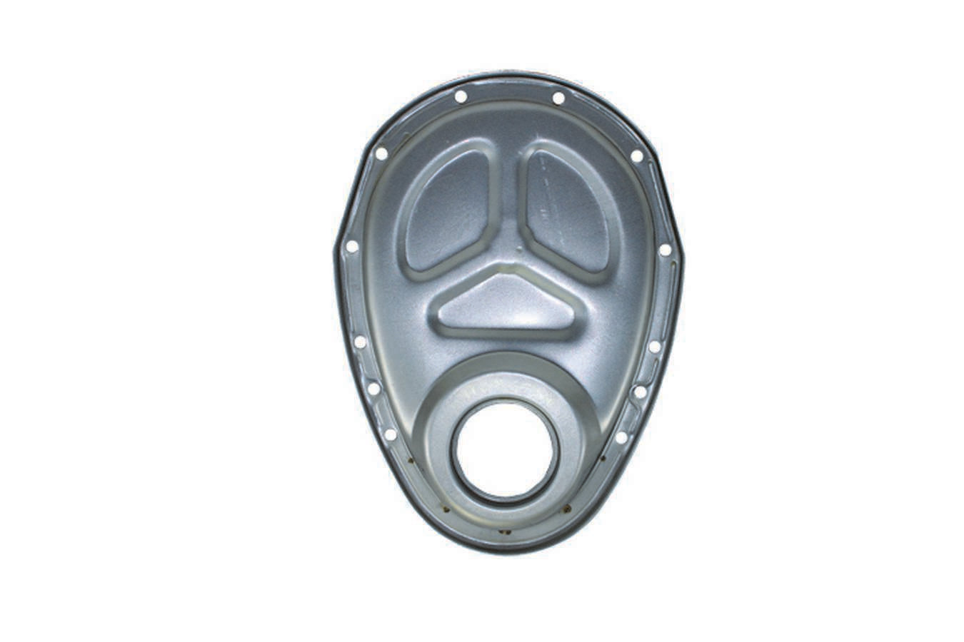 Specialty Products Company Timing Cover - 1-Piece - Steel - Natural - Small Block Chevy - Each