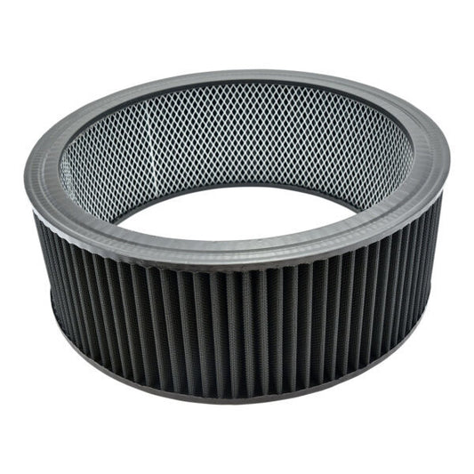 Specialty Products Company Air Filter Element - Round - 14 in Diameter - 5 in Tall - Wire Mesh Included - Reusable