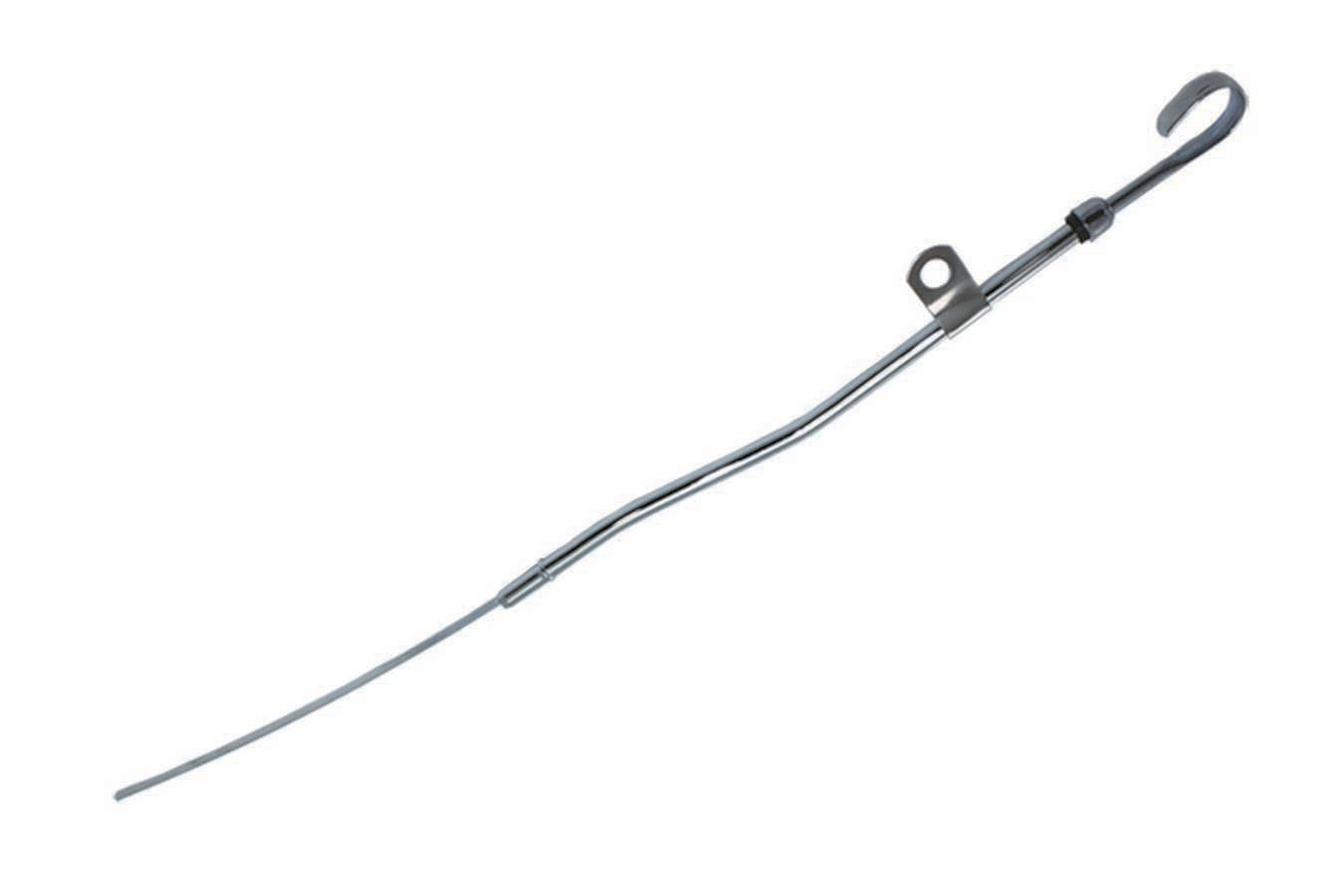 Specialty Products Company Engine Oil Dipstick - Solid Tube - Timing Cover Mount - 20.25 in Long - Steel - Chrome -