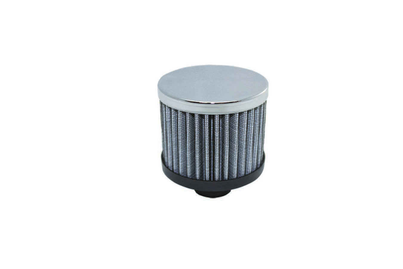 Specialty Products Company Breather - Push-In - Round - 1-1/4 in Hole - Reusable - Rubber / Steel - Black / Chrome -