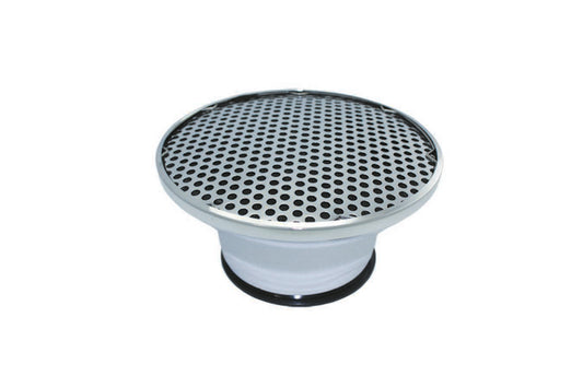 Specialty Products Company Velocity Stack - 8.875 in Diameter - 4.5 in Tall - 5-1/8 in Carb Flange - Filtered - Steel