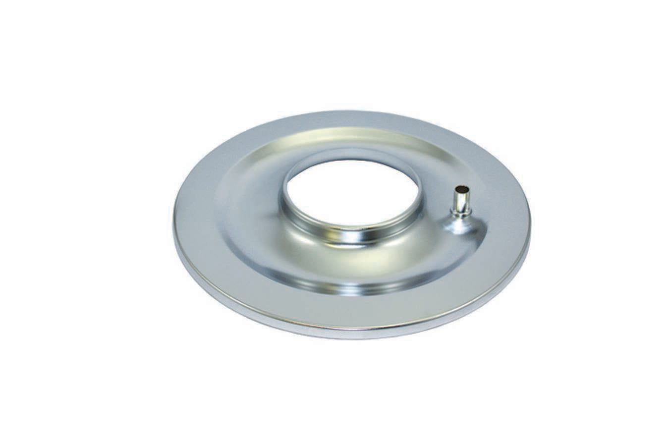 Specialty Products Company Air Cleaner Base - 14 in Round - 5-1/8 in Carb Flange - Flat Base - Steel - Chrome - Each