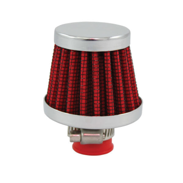 Specialty Products Company Breather - Clamp-On - Conical - 1/2 in OD Tube - Reusable - Rubber / Steel - Red - Each