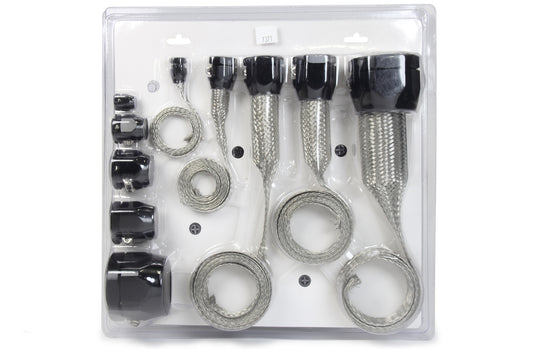 Specialty Products Company Hose and Wire Sleeve - Fuel / Heater / Radiator / Vacuum Hose Sizes - Hose End Covers -