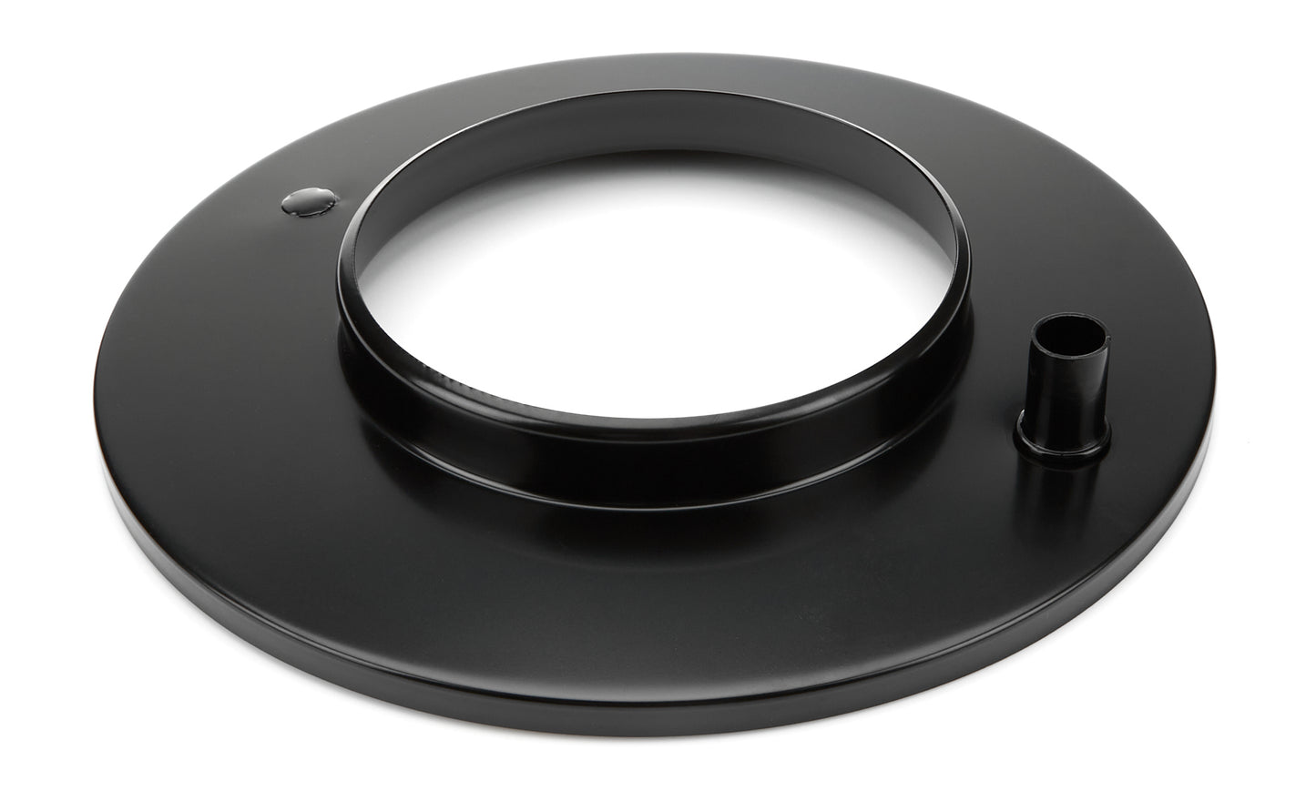 Specialty Products Company Air Cleaner Base - 10 in Round - 5-1/8 in Carb Flange - Raised Base - Steel - Black Paint -