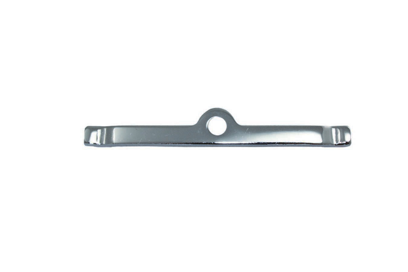 Specialty Products Company Valve Cover Hold Down Tabs - 4.75 in Wide - Steel - Chrome - Small Block Chevy - Each