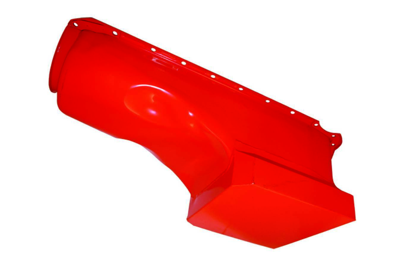 Specialty Products Company Engine Oil Pan - Rear Sump - 6 qt - Steel - Orange Paint - 2-Piece Seal - Big Block Chevy -