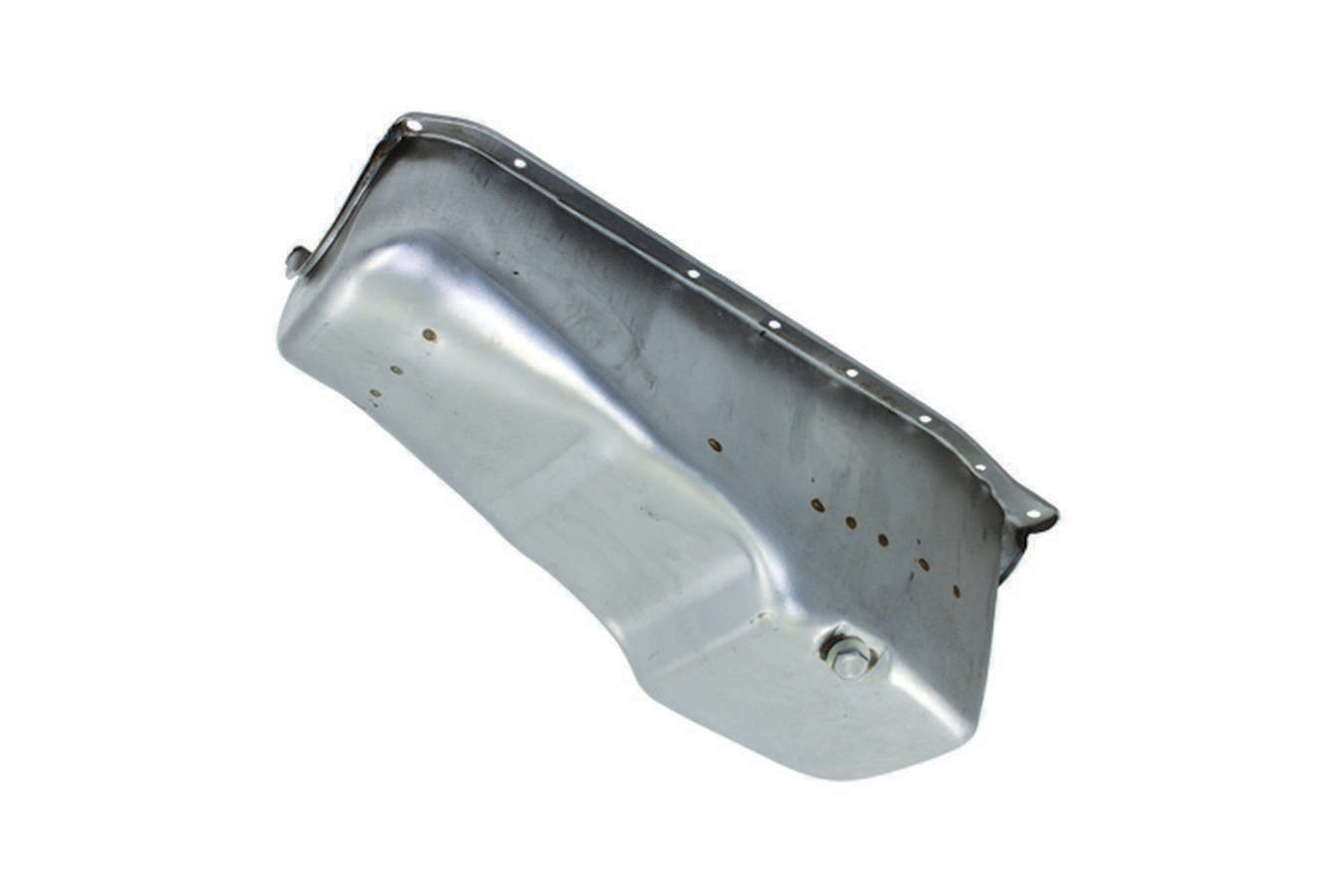 Specialty Products Company Engine Oil Pan - Rear Sump - 4 qt - Stock Depth - Steel - Natural - 1-Piece Seal - Small