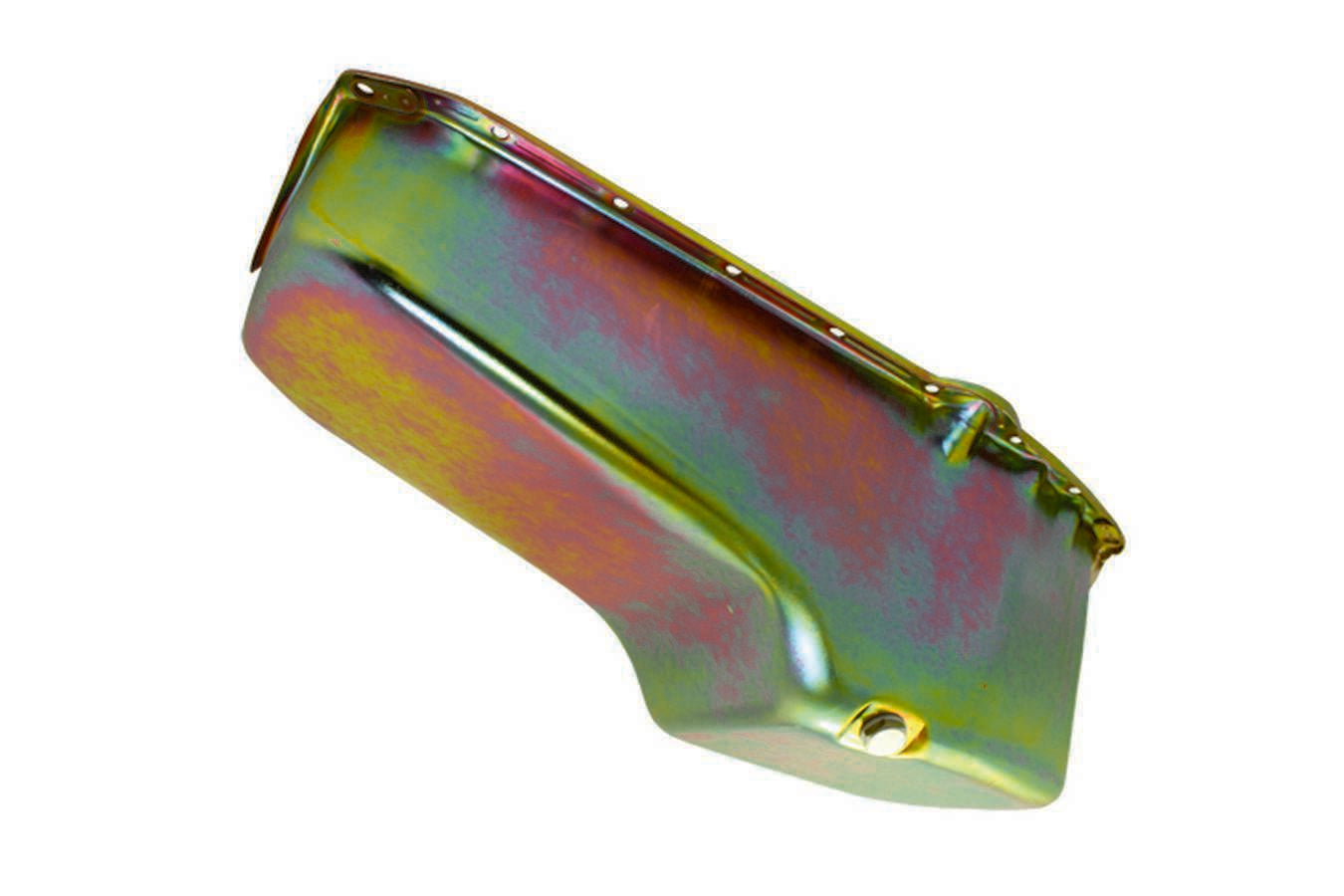 Specialty Products Company Engine Oil Pan - Rear Sump - 4 qt - Stock Depth - Steel - Zinc Oxide - 2-Piece Seal - Small