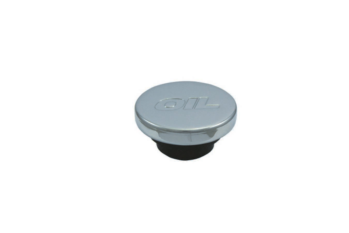 Specialty Products Company Oil Fill Cap - Push-In - Round - 1-1/4 in Valve Cover Hole - Steel - Chrome - Each
