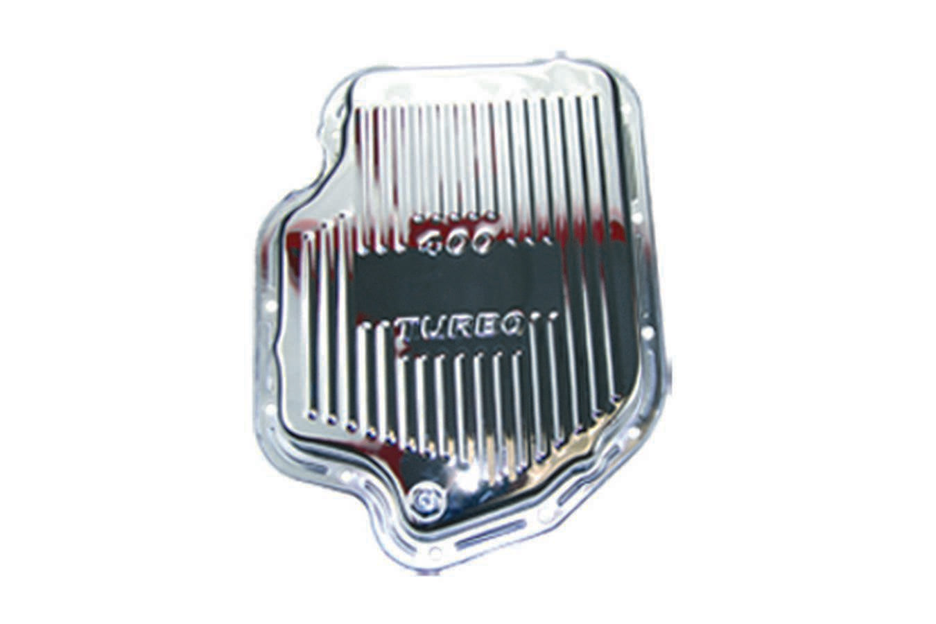 Specialty Products Company Transmission Pan - Stock Sump - Ribbed - Steel - Chrome - TH400 - Each